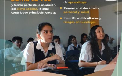 ¡Ya está disponible la encuesta del clima escolar para los y las estudiantes de grado 11°!
