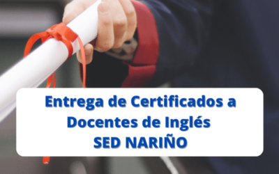 Entrega de Certificados a Docentes de Inglés