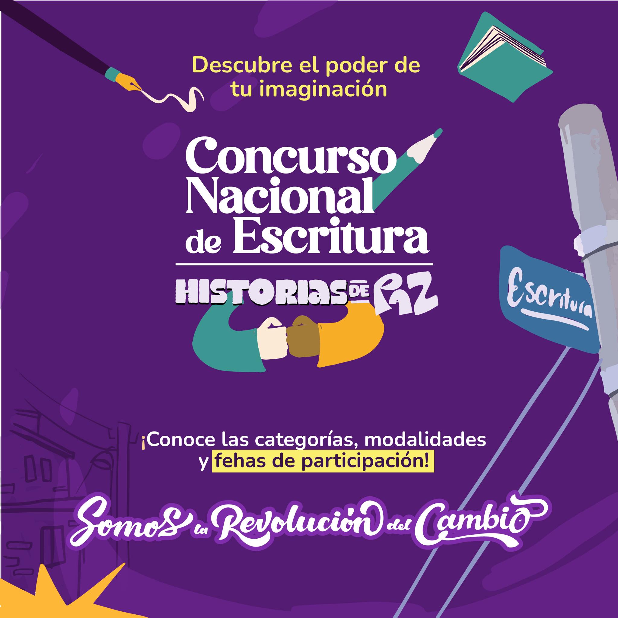 El Concurso Nacional de Escritura ‘Historias de paz’