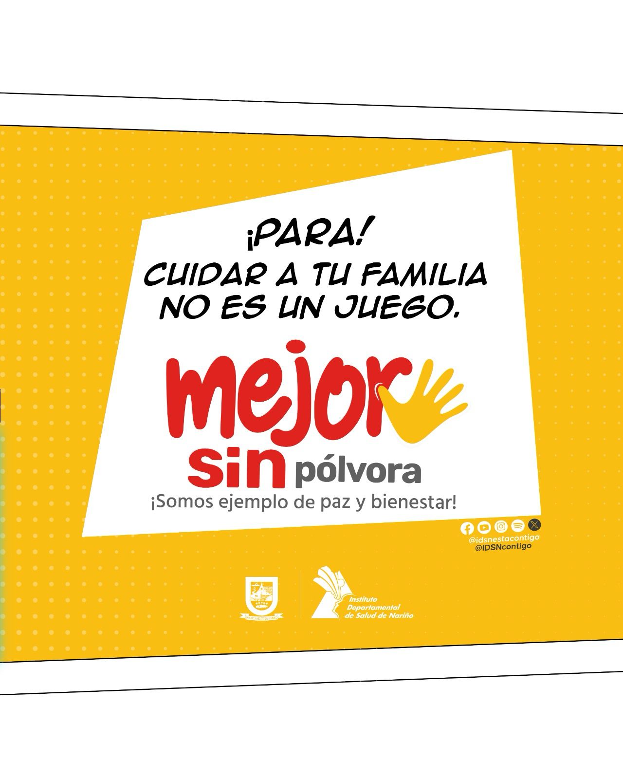 Acciones preventivas en la garantía y protección de nuestros niños, niñas y adolescentes en el tema de Pólvora.
