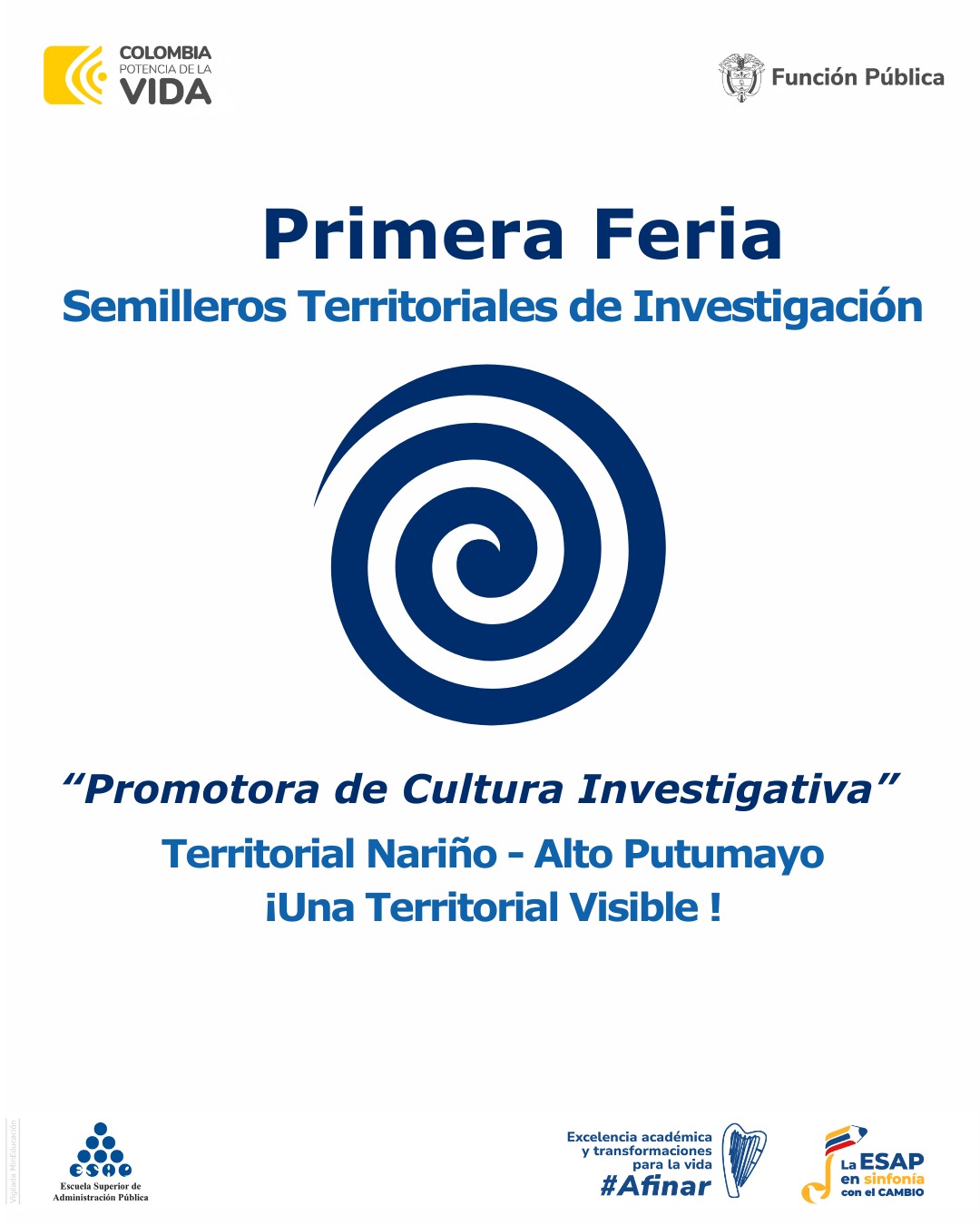 1ra Feria Semilleros Territoriales de Investigación: Promotora de Cultura Investigativa!