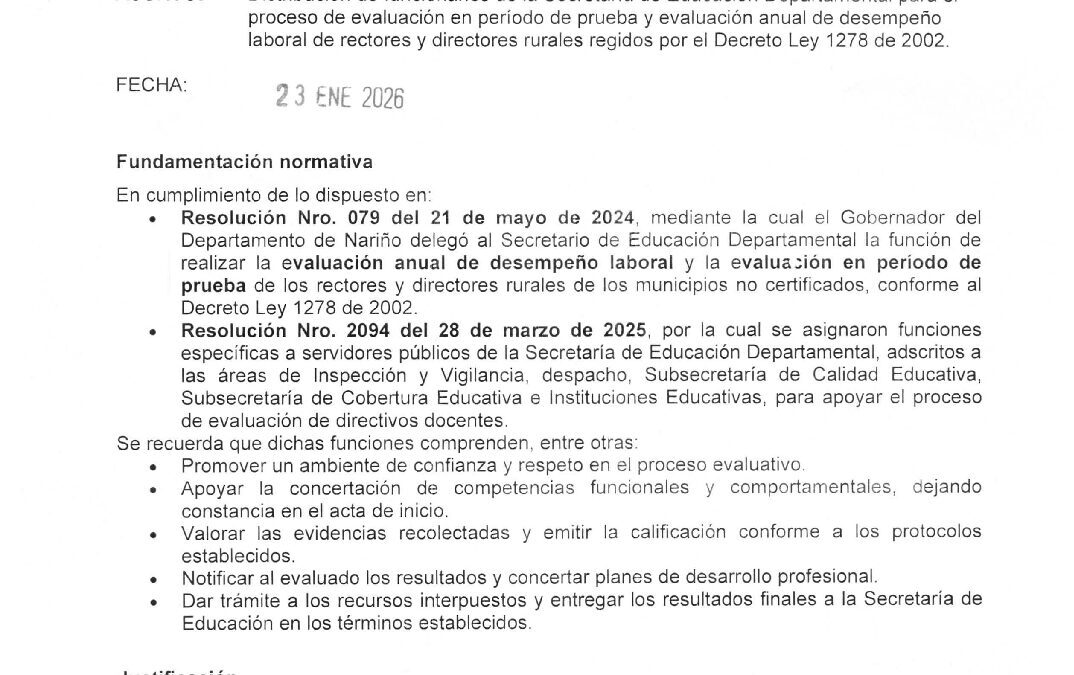 CIRCULAR 005 -ENERO 23 DE 2026