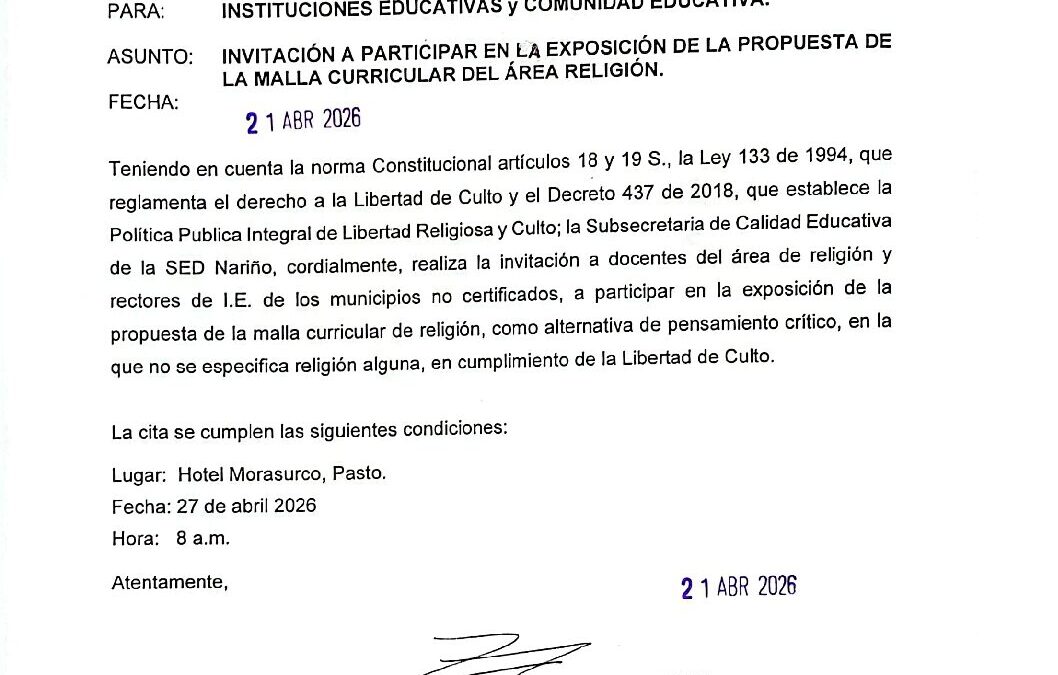 CIRCULAR 051 de 21-04-2026