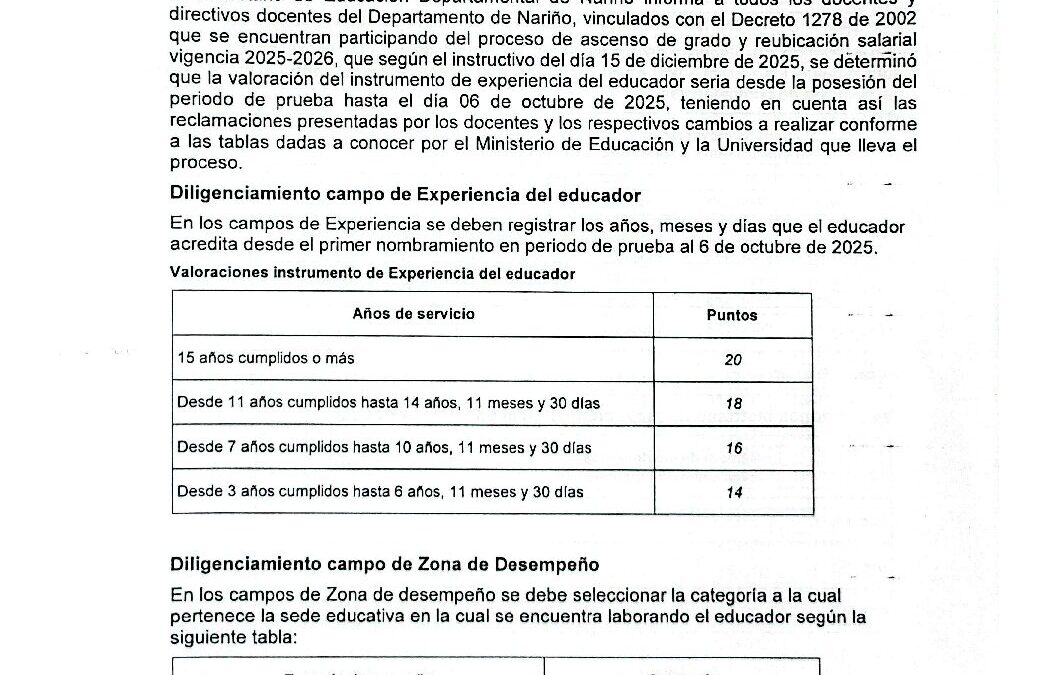 COMUNICADO 042