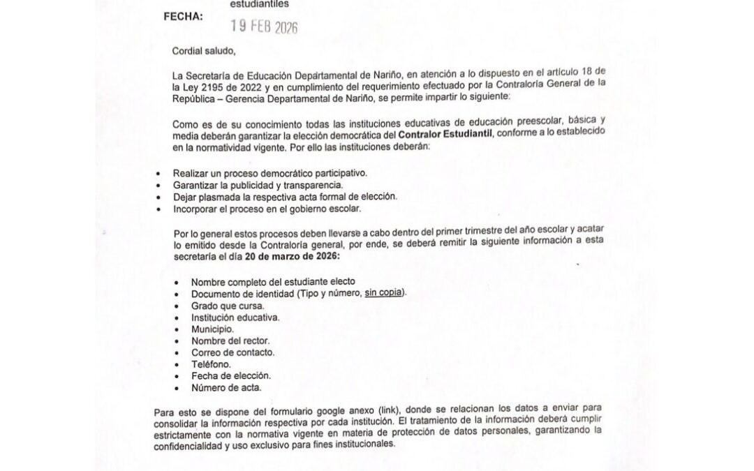 Circular 016 De 2026