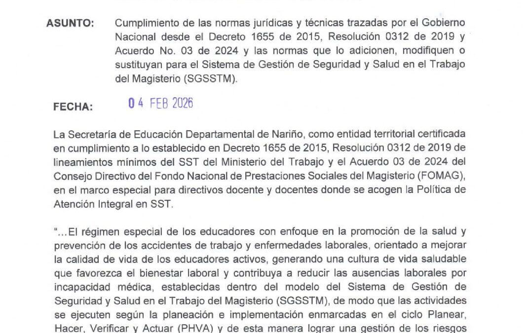 Circular interna No. 011 de 04-02-2026