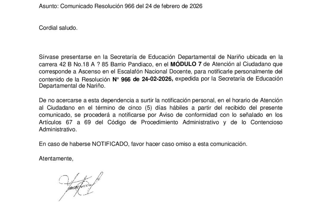 Comunicado Resolución 966 del 24 de febrero de 2026_Johnny Andres Lasso Rojas