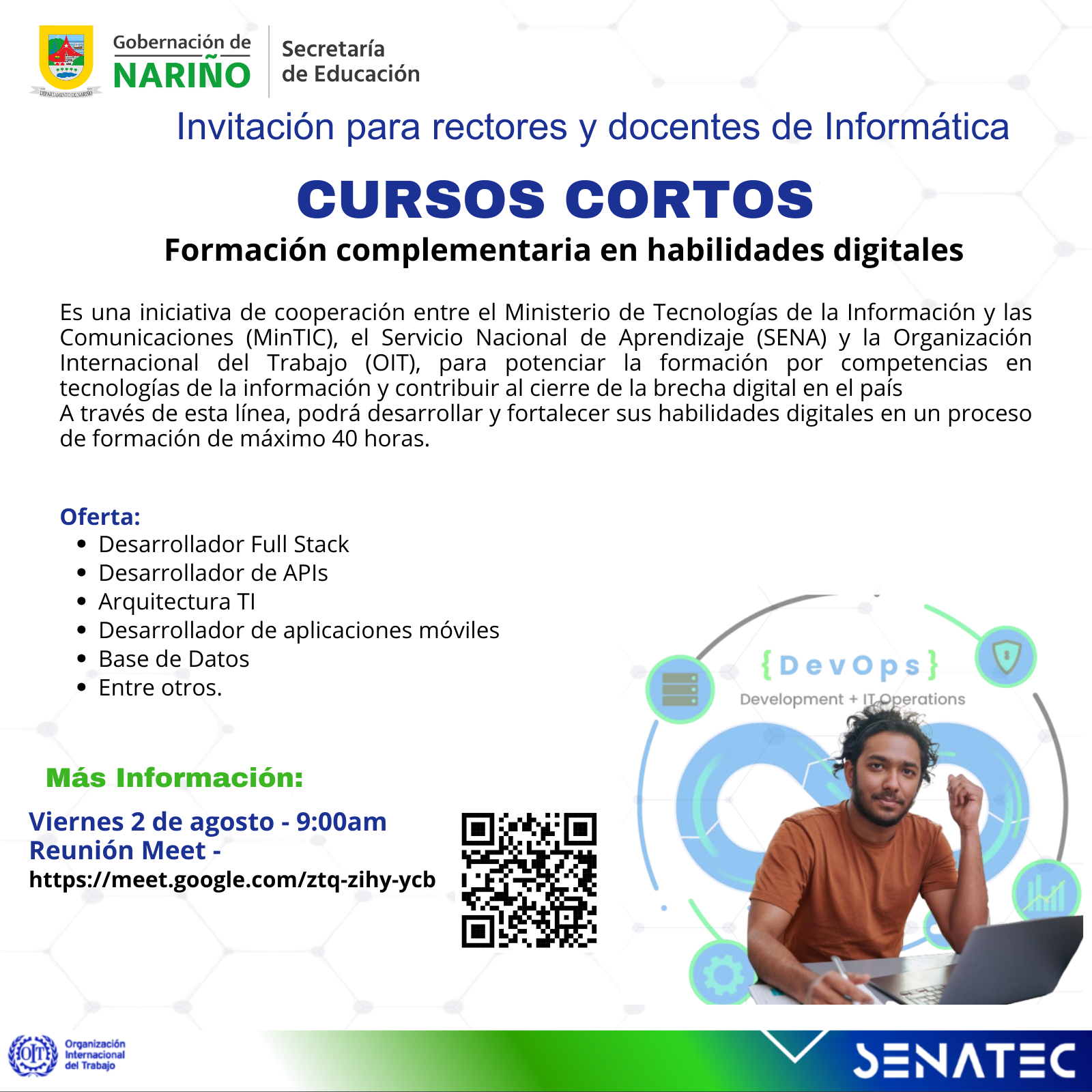 CURSOS CORTOS – Formación complementaria en habilidades digitales