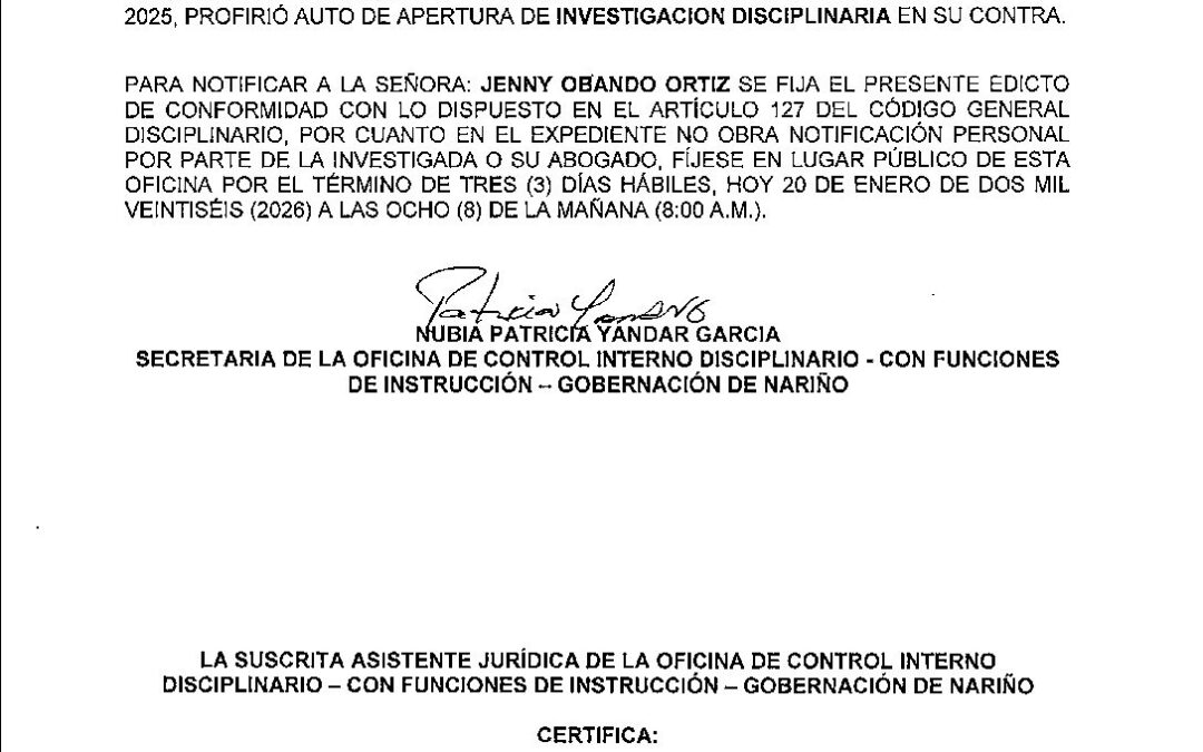 EDICTO EXP. 103-2025