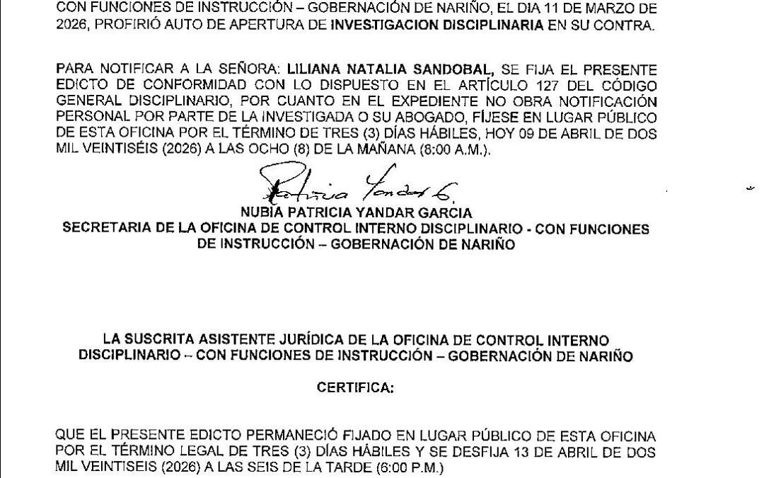 EDICTO EXP. 120-2024