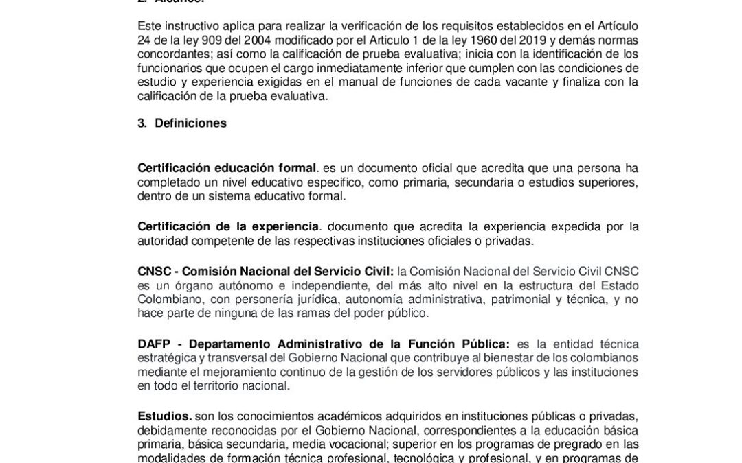 GTH-I-01 Verificación de requisitos y calificación de prueba evaluativa- derecho preferencial de encargo V1