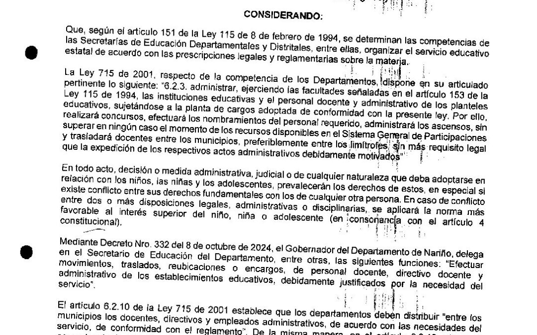 RESOLUCION 1325 11 MAR 2026