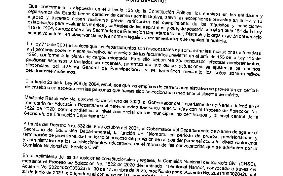 RESOLUCION 1568 26 MARZO 2026