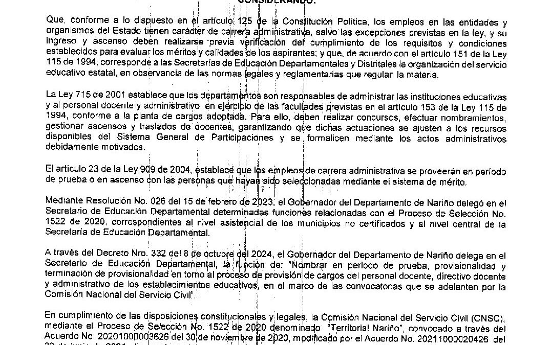 RESOLUCION 1926 16 ABR 2026