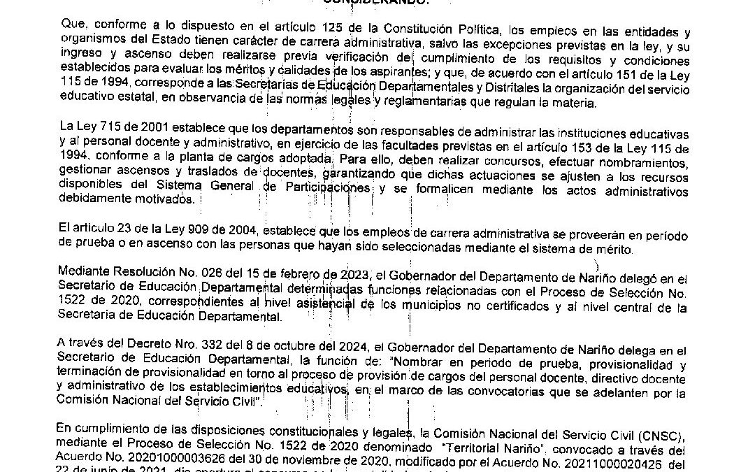 RESOLUCION 1927 16 ABRIL 2026