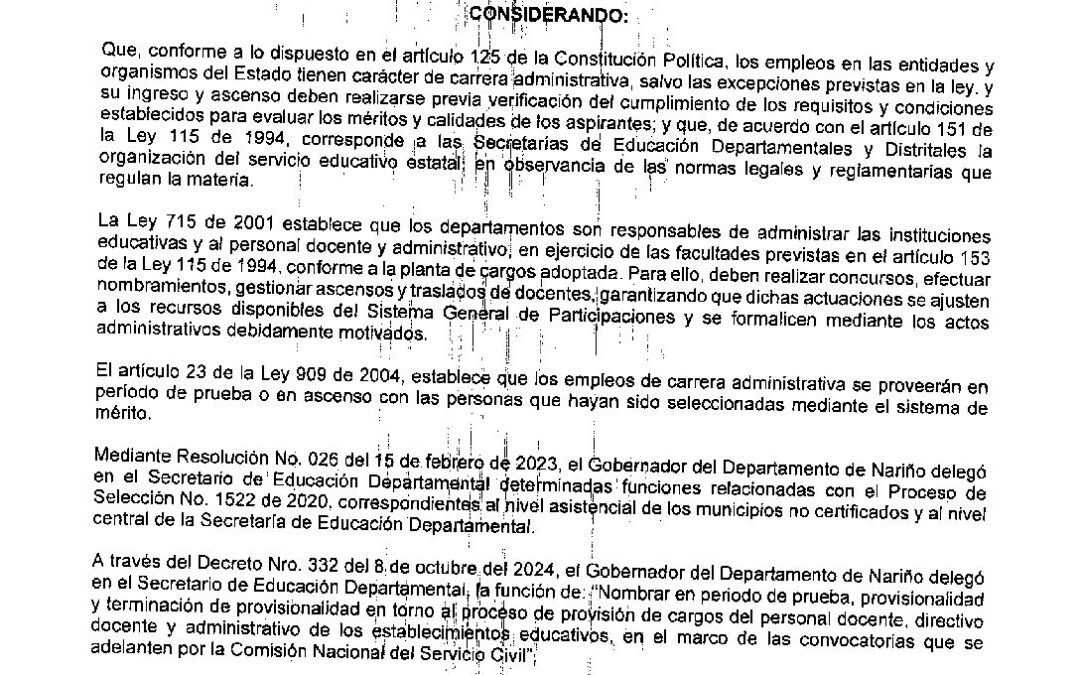 RESOLUCION 2349 27 ABR 2026