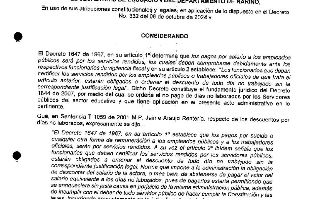 RESOLUCION 2435 04 MY 2026
