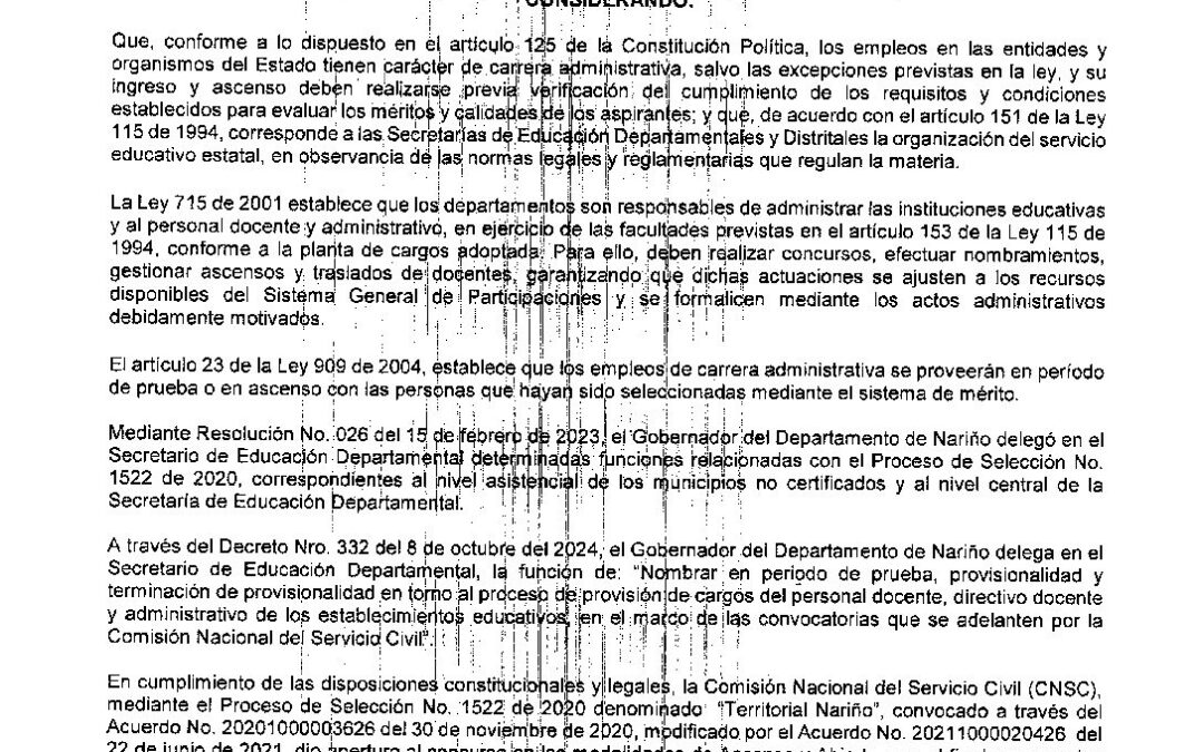 RESOLUCION 2550 08 MY 2026