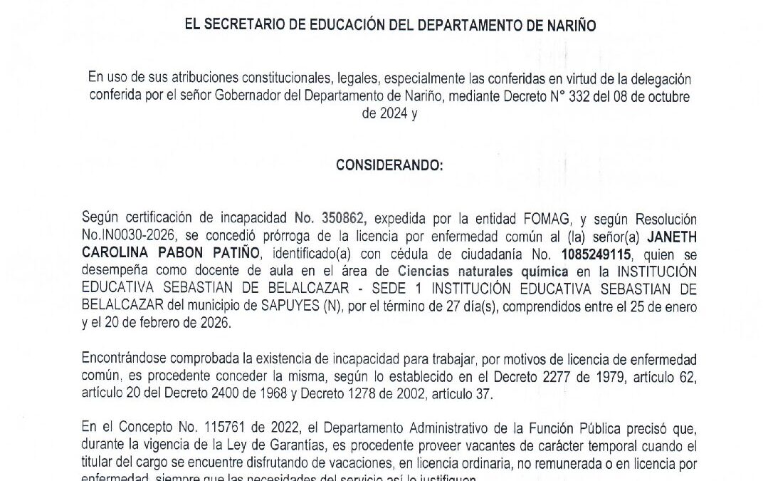 RESOLUCION 442