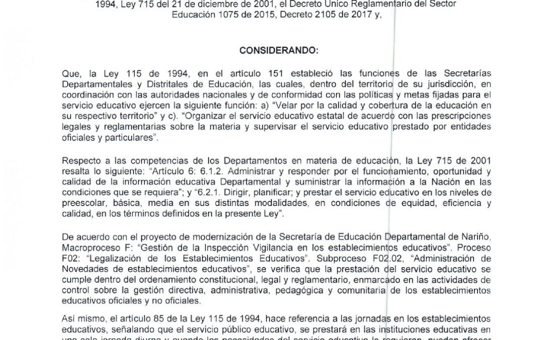 RESOLUCION 581