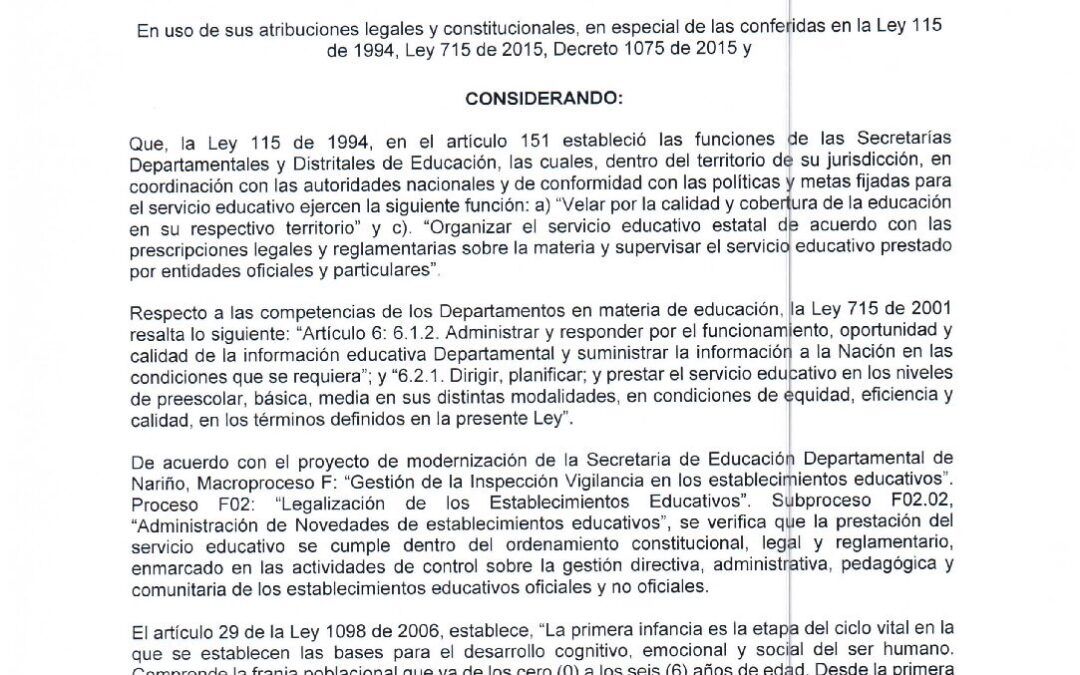 RESOLUCION 585 (2)
