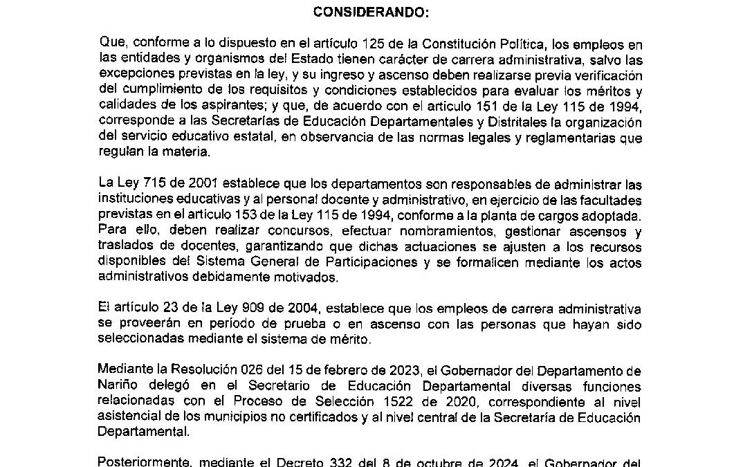 RESOLUCION 623 11 FEB 2026