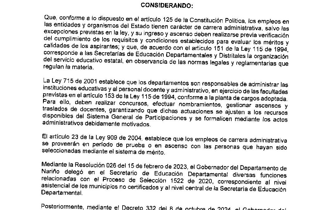 RESOLUCION 624 11 FEB 2026