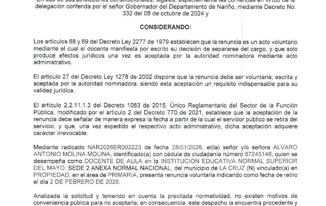 RESOLUCION 675