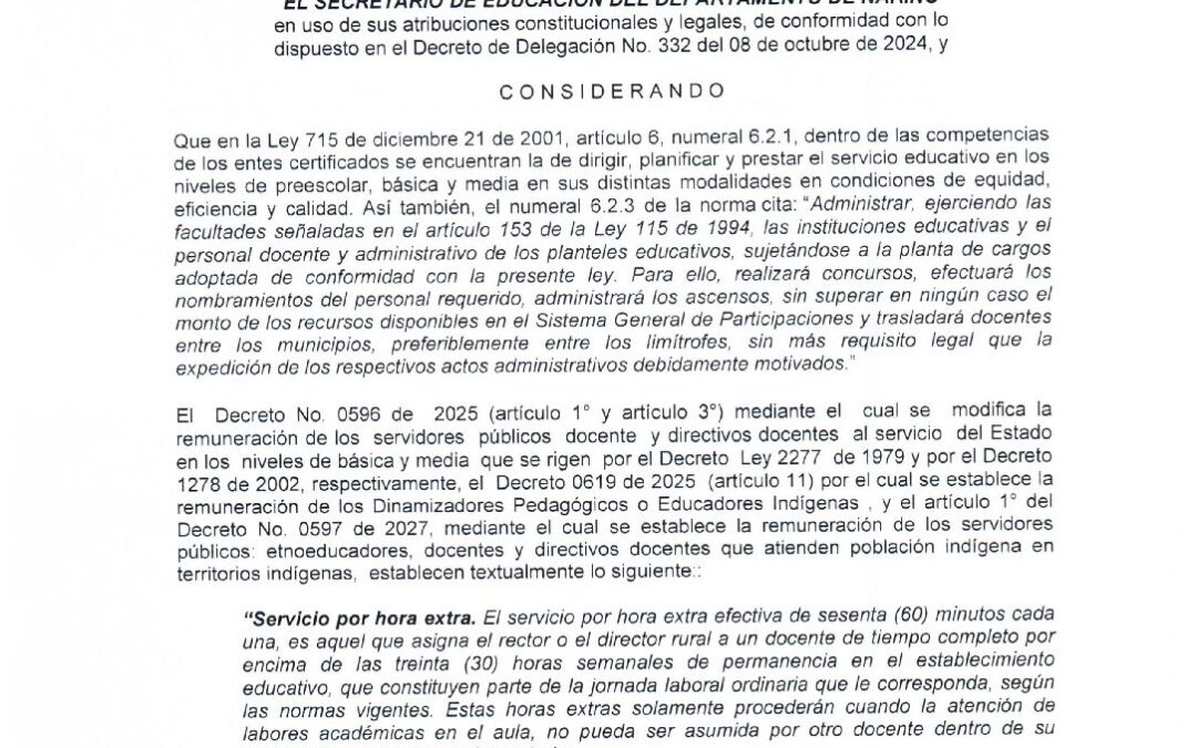 RESOLUCION Nro 310