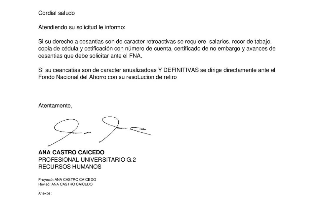 RESPUESTA ANONIMA