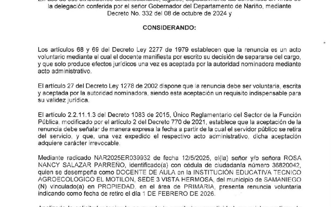 Resolucion No. 379