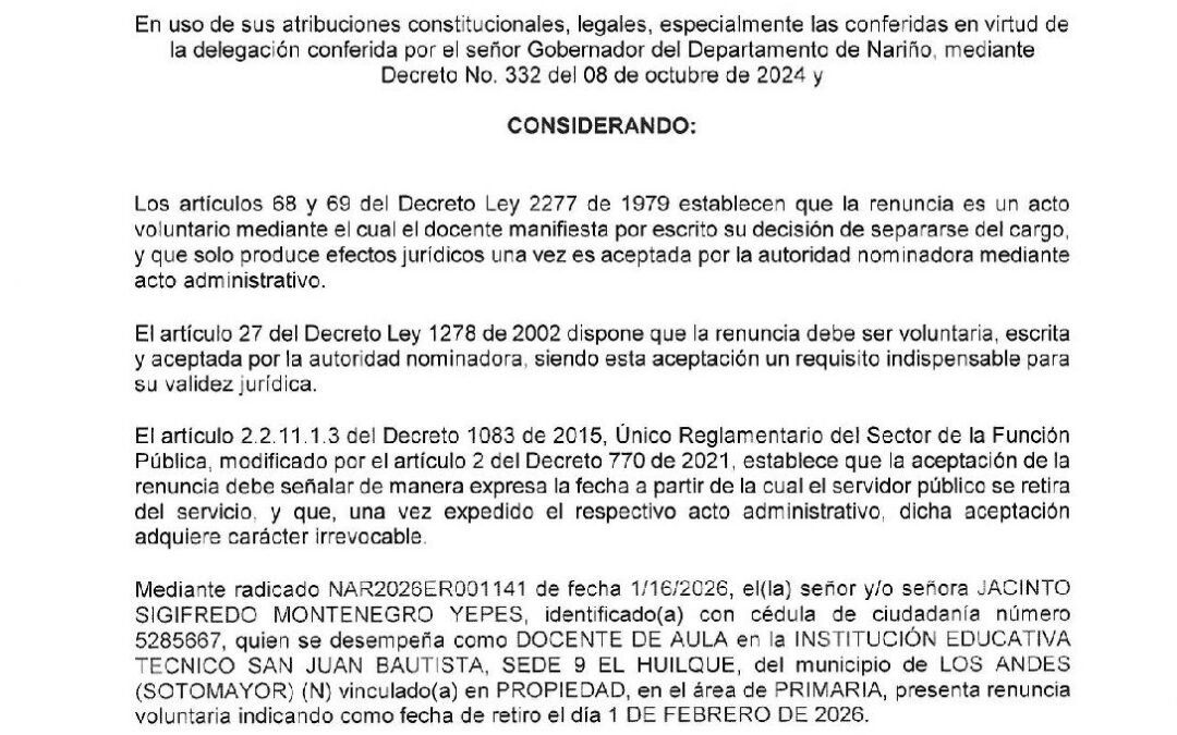 Resolucion No. 380