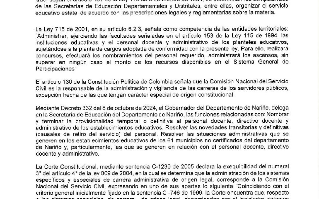 Resolucion No. 402