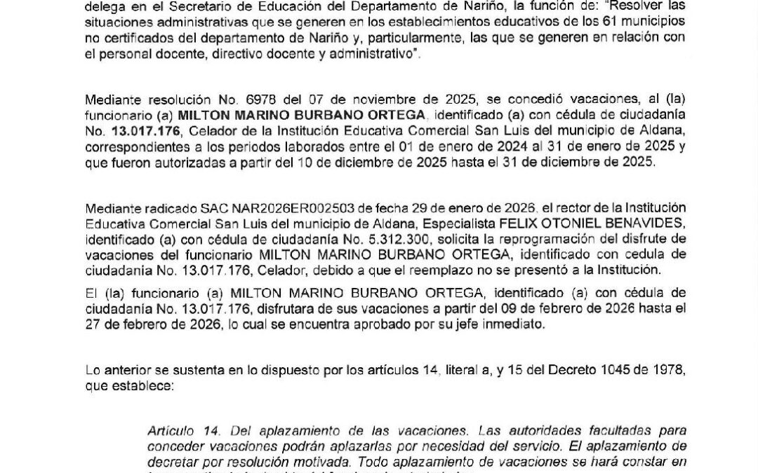 Resolucion No. 456
