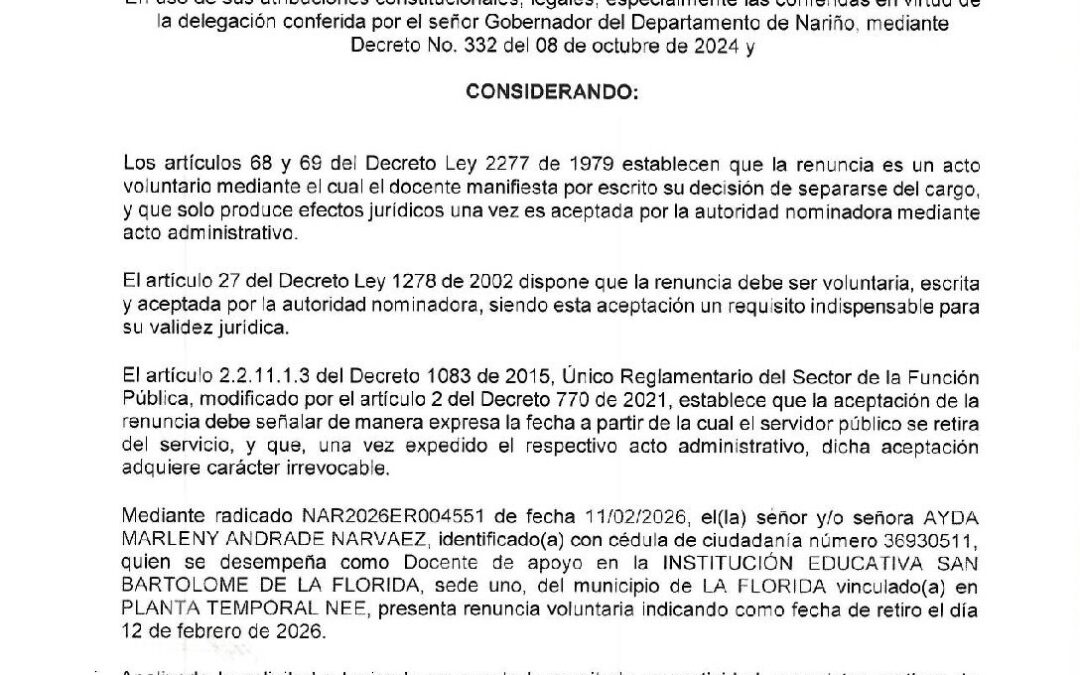 Resolucion No. 824