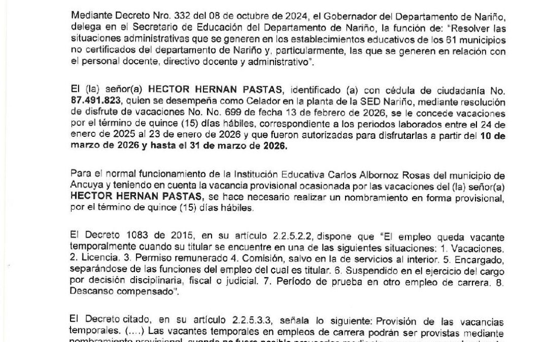 Resolucion No. 932