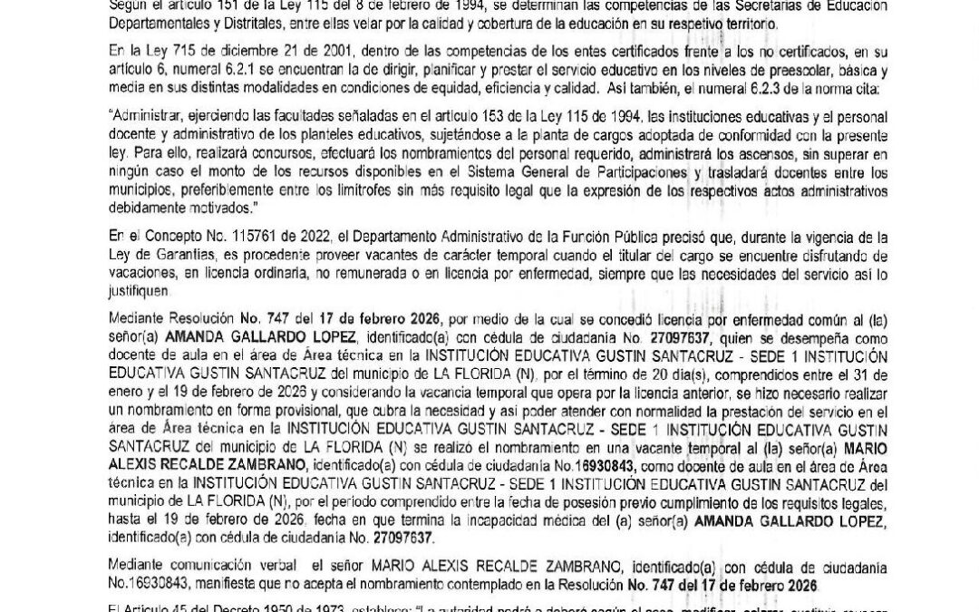 Resolucion No. 956
