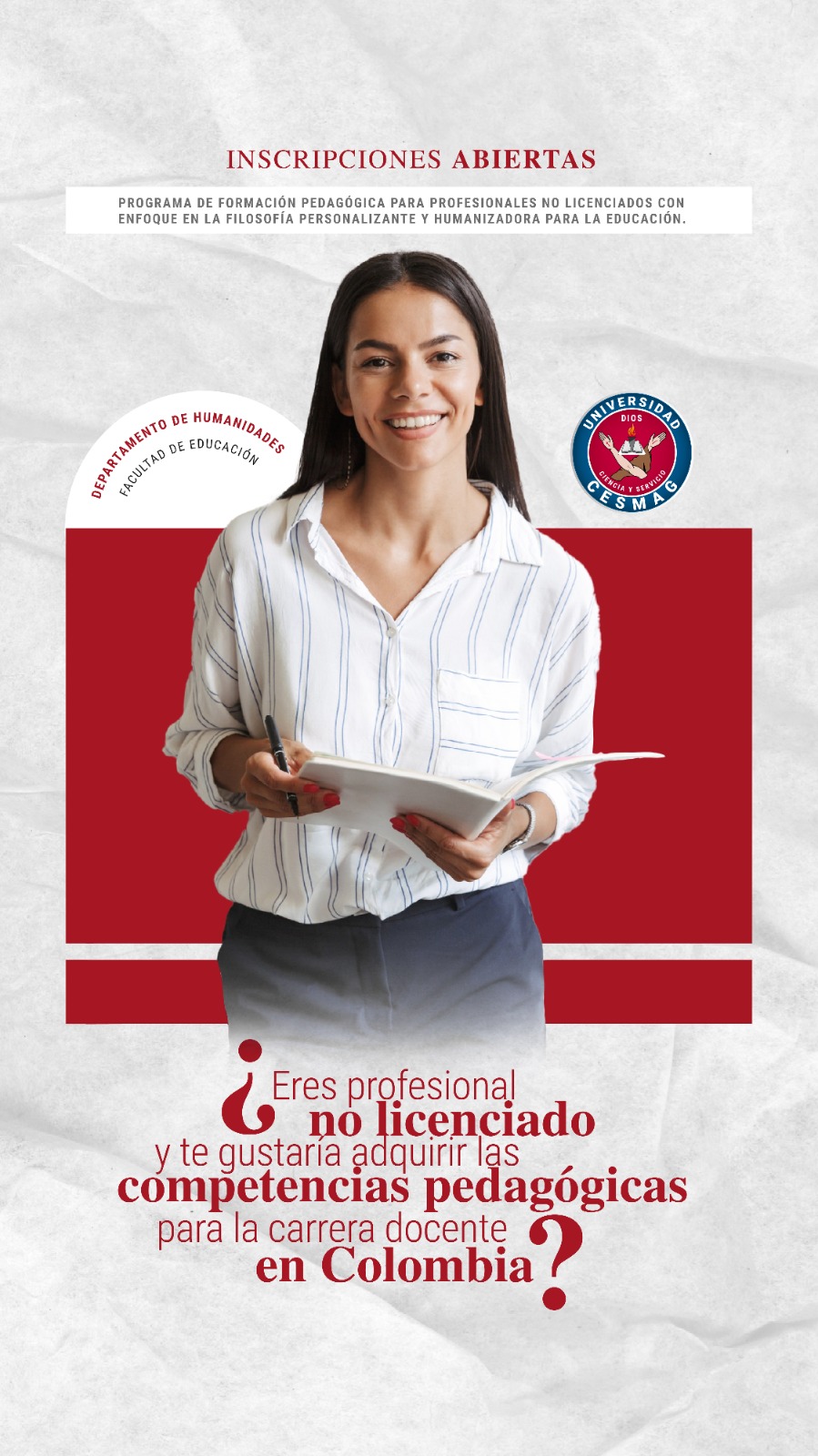Programa de Formación Pedagógica para profesionales no licenciados