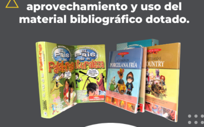 Invitación y programación capacitación para el mejor aprovechamiento y uso del Material Bibliográfico dotado