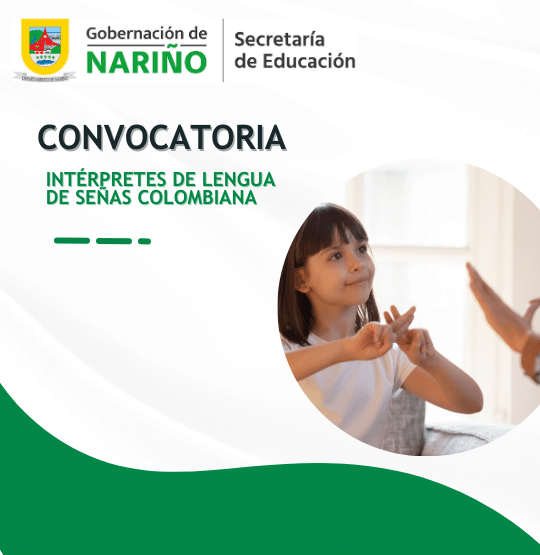 Convocatoria para la contratación por prestación de servicios