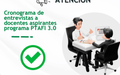 Cronograma de entrevistas PTAFI 3.0