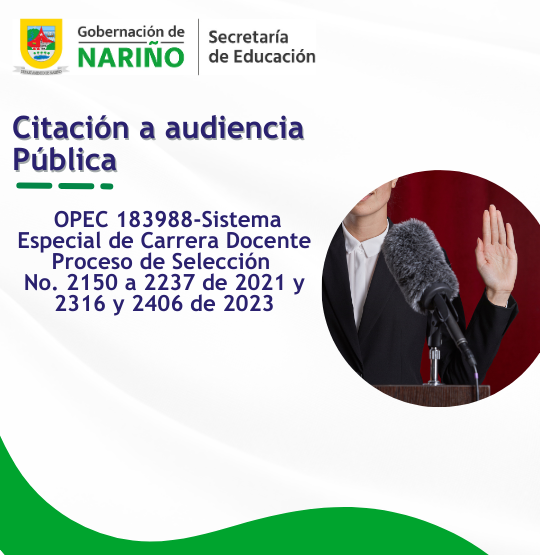 Citación a audiencia