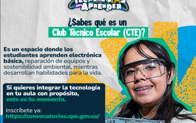 ¡Computadores para Educar lanza convocatoria de Clubes Técnicos Escolares!