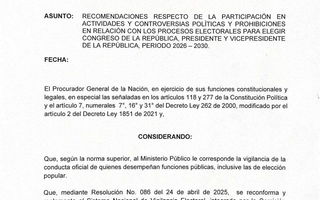directiva prohibiciones electorales