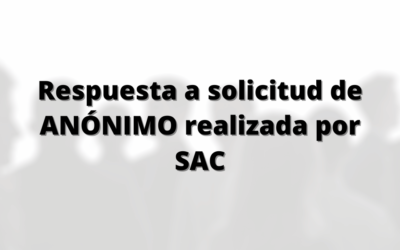 Respuesta a solicitud
