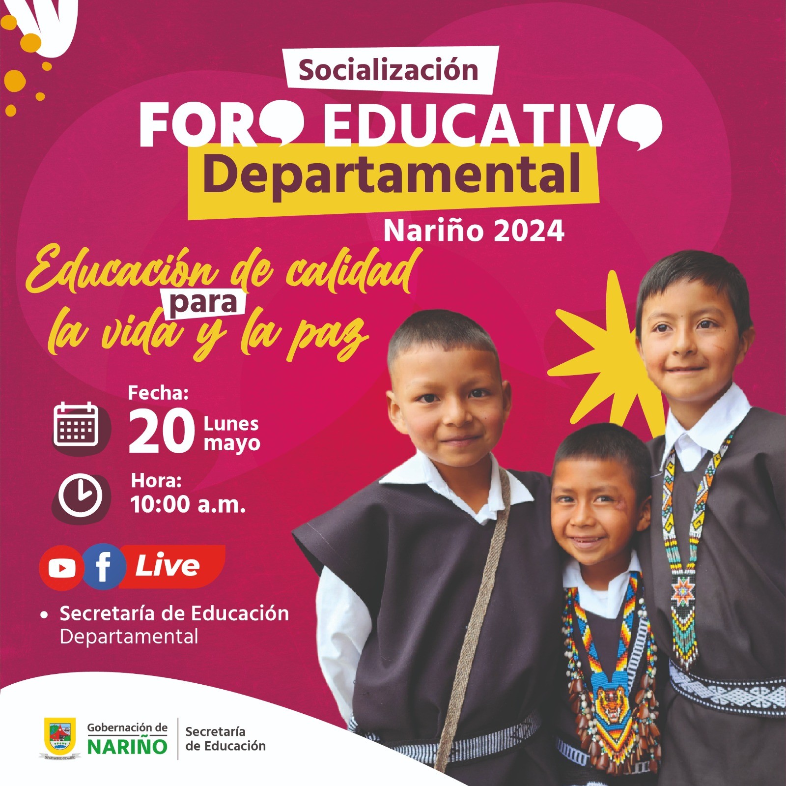 FORO EDUCATIVO DEPARTAMENTAL 2024