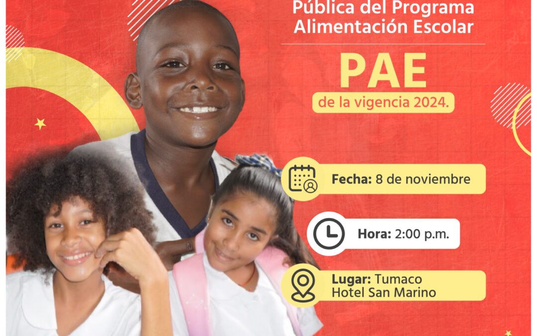 Segunda Mesa Pública PAE